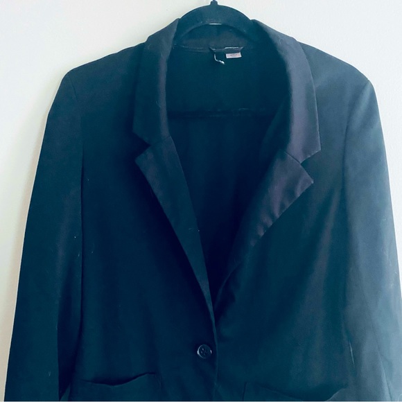 H&M Divided Women's Black Blazer Suit Jacket Size 10 - Picture 3 of 9